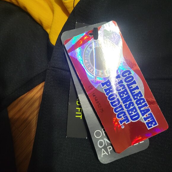 Nike Iowa Hawkeyes Black Gold Dri Fit 1/4 Zip Football L/S Shirt jersey Small S - Picture 7 of 9